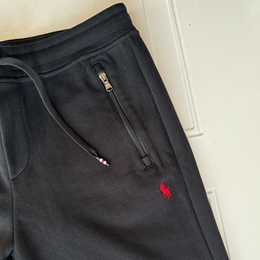 Polo Ralph Lauren Men’s Double-Knit Jogger Pant Black Size Medium - Picture 5 of 8